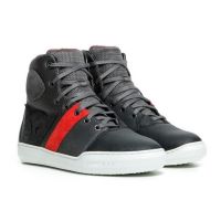 Dainese YORK AIR LADY perforované kotníkové boty šedé/červené vel.37